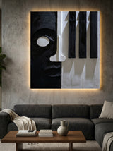 Piano face Wall art