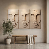 Three Serious Wall art