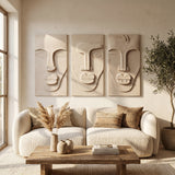 Three Serious Wall art